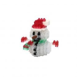 mini blocks snowman