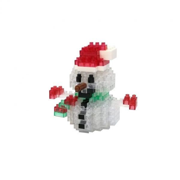 mini blocks snowman