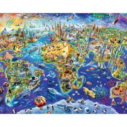 Eurographics puzzle Mundo Loco