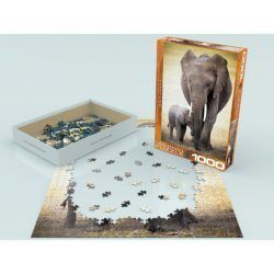 puzzle Eurographics Elefante y su cría