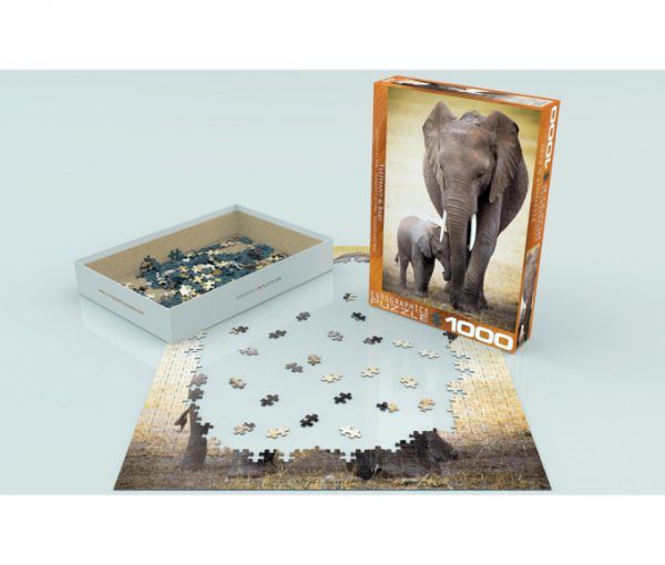 puzzle Eurographics Elefante y su cría