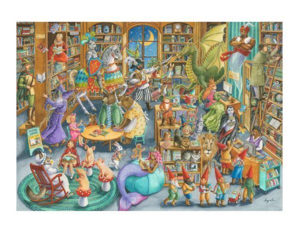 puzzle Medianoche en la Biblioteca