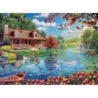 puzzle Educa Casita en el Lago