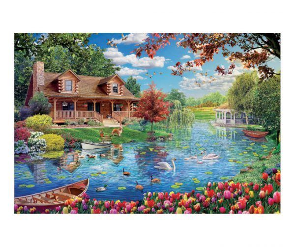 puzzle Educa Casita en el Lago