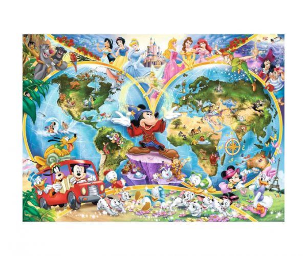 puzzle Ravensburger Mapa de Disney