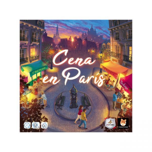 Cena en París juego de mesa