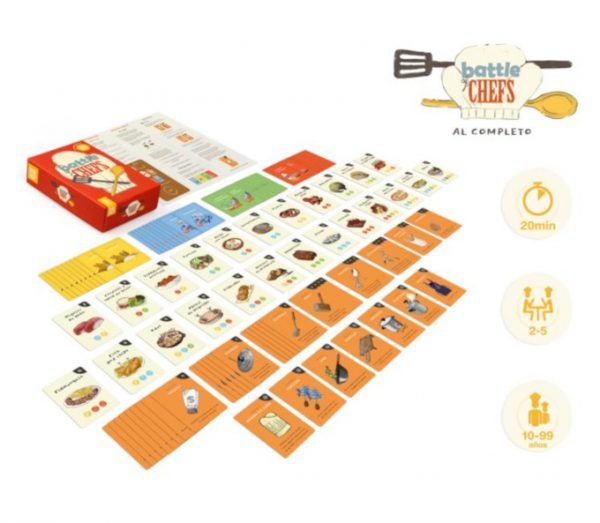 juego de cartas battle of chefs