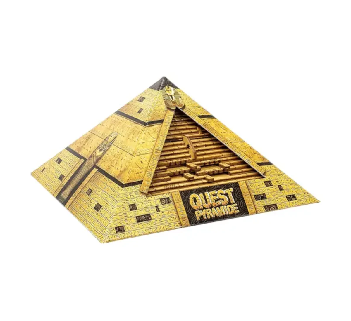 Escapar jogo puzzle pirâmide egípcia prop vida real aventura quarto girar  senha no mesmo lado desbloquear código de dígitos efeito de luz