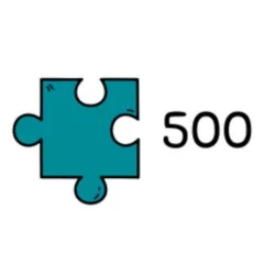 500 PIEZAS